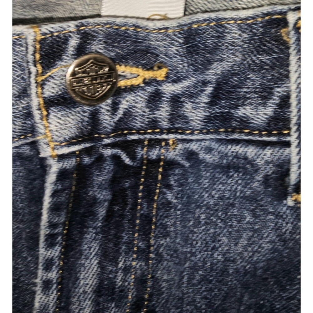 Vintage Y2K Harley-Davidson Baggy Jeans 35x32, Genuine MotorClothes - Picture 7 of 9